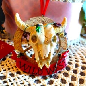 - Set of 4 Cowboy Western Christmas ornaments